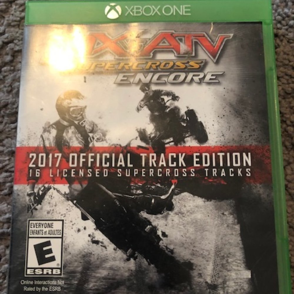 MXvsATV supercross encore XBOX ONE game WITH DISC